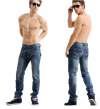Оптом копи бренд. мужские джинсы из Китая от производителя