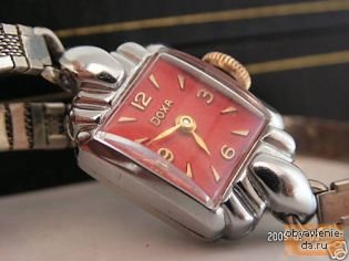 Объявление Арт деко Женские Швейцарские часы "Доха"