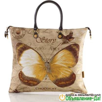 Объявление Стильная женская сумка из гобелена "Бабочка"