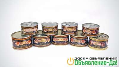 Объявление Рыбные консервы от производителя ООО ” Северпродукт ” (представительство в г. Москве)