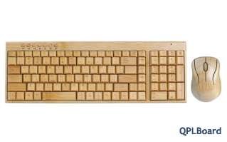 Объявление Беспроводная бамбуковая клавиатура с мышью
