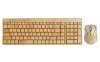 Беспроводная бамбуковая клавиатура с мышью